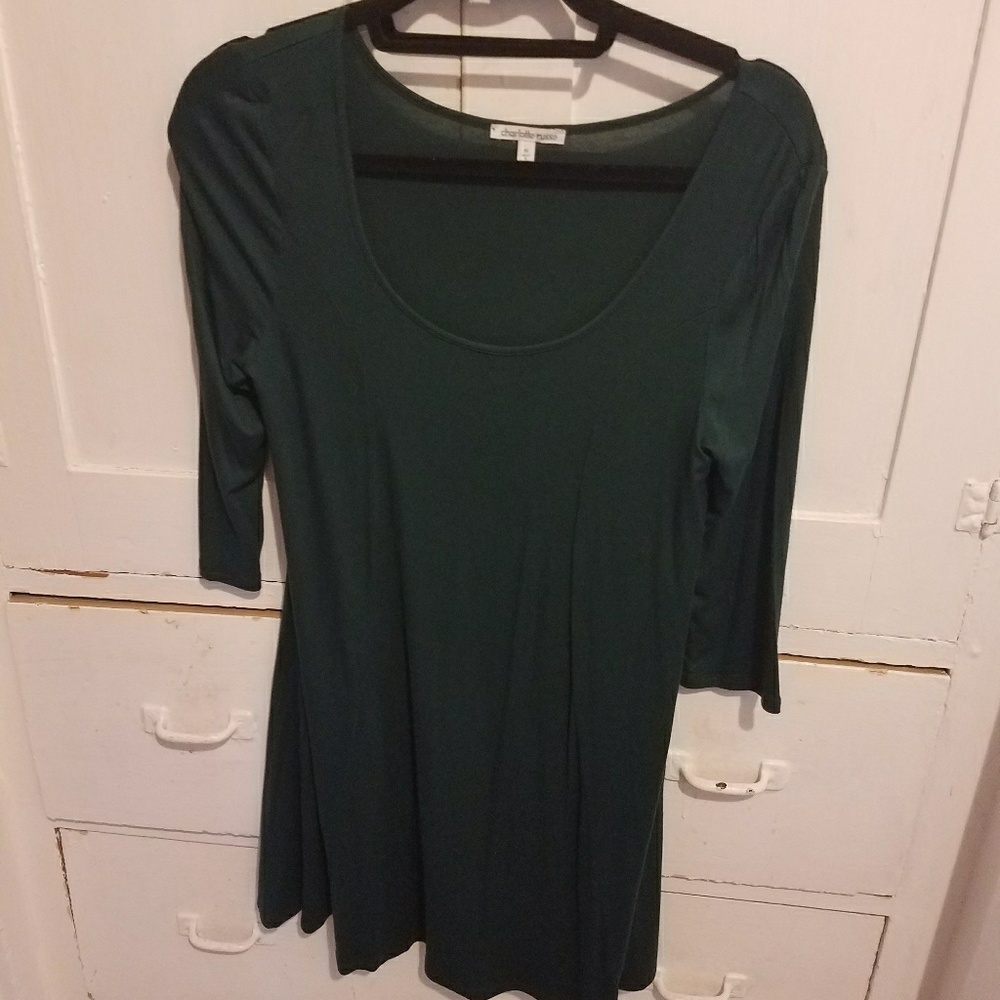 Hunter green dress